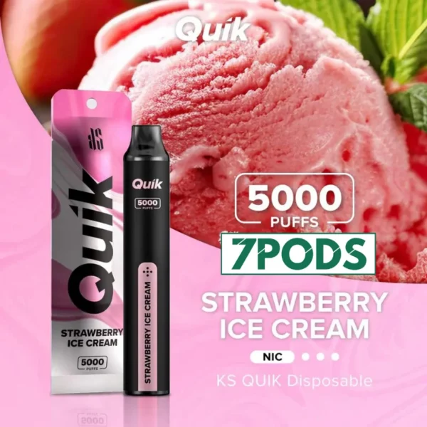 Quik5000 สตอไอติม (Strawberry Ice Cream)