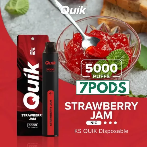 Quik5000 แยมสตรอเบอรี่ (Strawberry Jam)