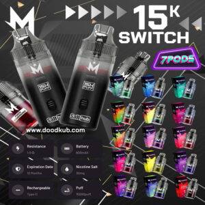 พอตใช้แล้วทิ้ง Marbo M Switch 15000