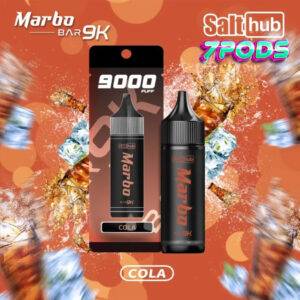 พอตใช้แล้วทิ้ง Marbo 9000 puffs กลิ่น Cola