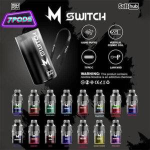 พอตใช้แล้วทิ้ง Marbo M Switch 15000