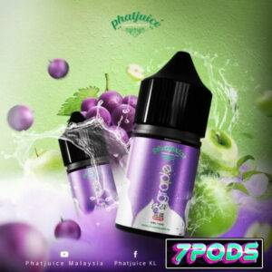 น้ำยาบุหรี่ไฟฟ้าซอลนิค Phatjuice Graple Salt Nic 30ml