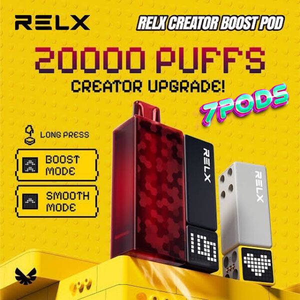 พอตใช้แล้วทิ้ง RELX Creator Boost 20000