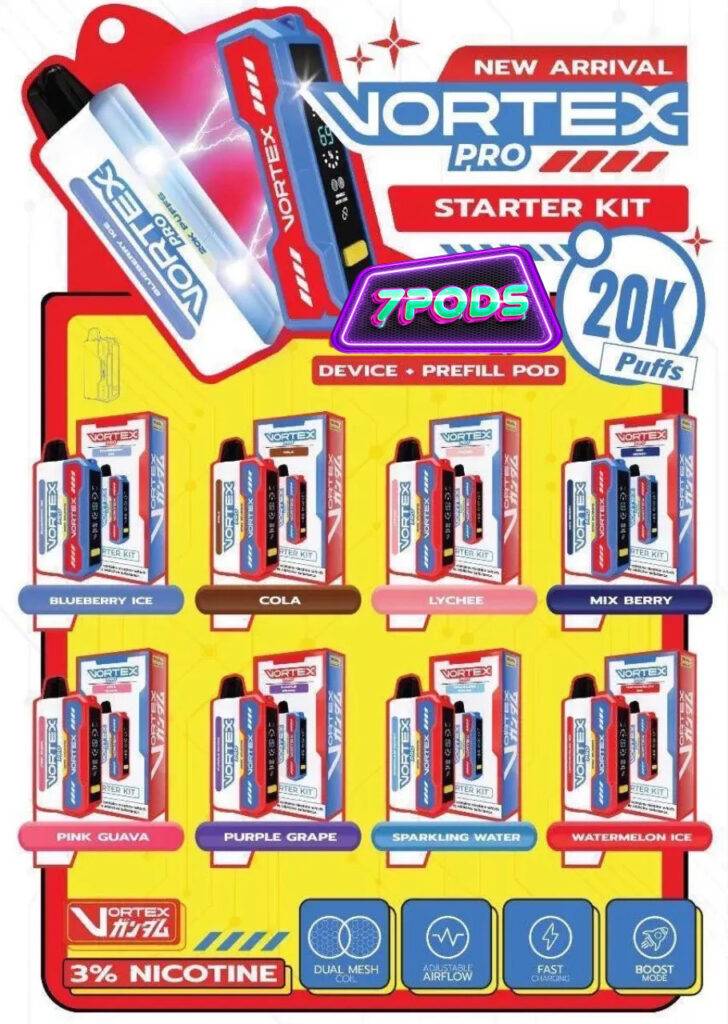 พอตใช้แล้วทิ้ง VORTEX PRO 20000