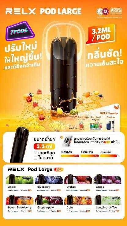 หัวพอต RELX Pod Large 3.2 ml