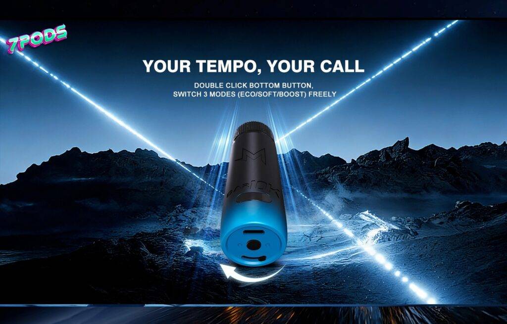 พอตใช้แล้วทิ้ง Marbo 10k (M Bar 10k) มีหน้าจอ LED และไฟ RGB บอกสถานะแบตเตอรี่