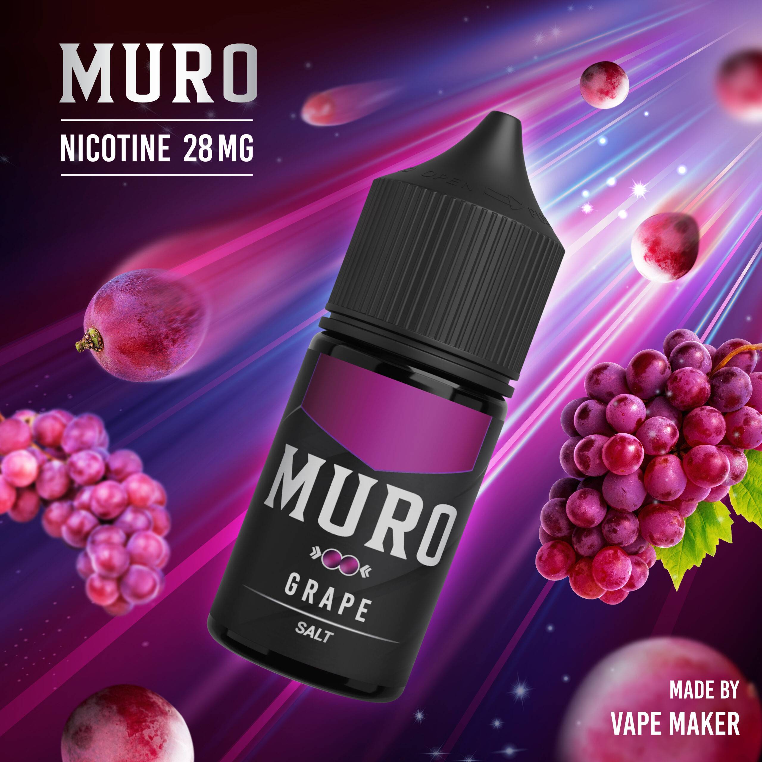น้ำยาบุหรี่ไฟฟ้าซอลนิค MURO Salt Nic 30ml