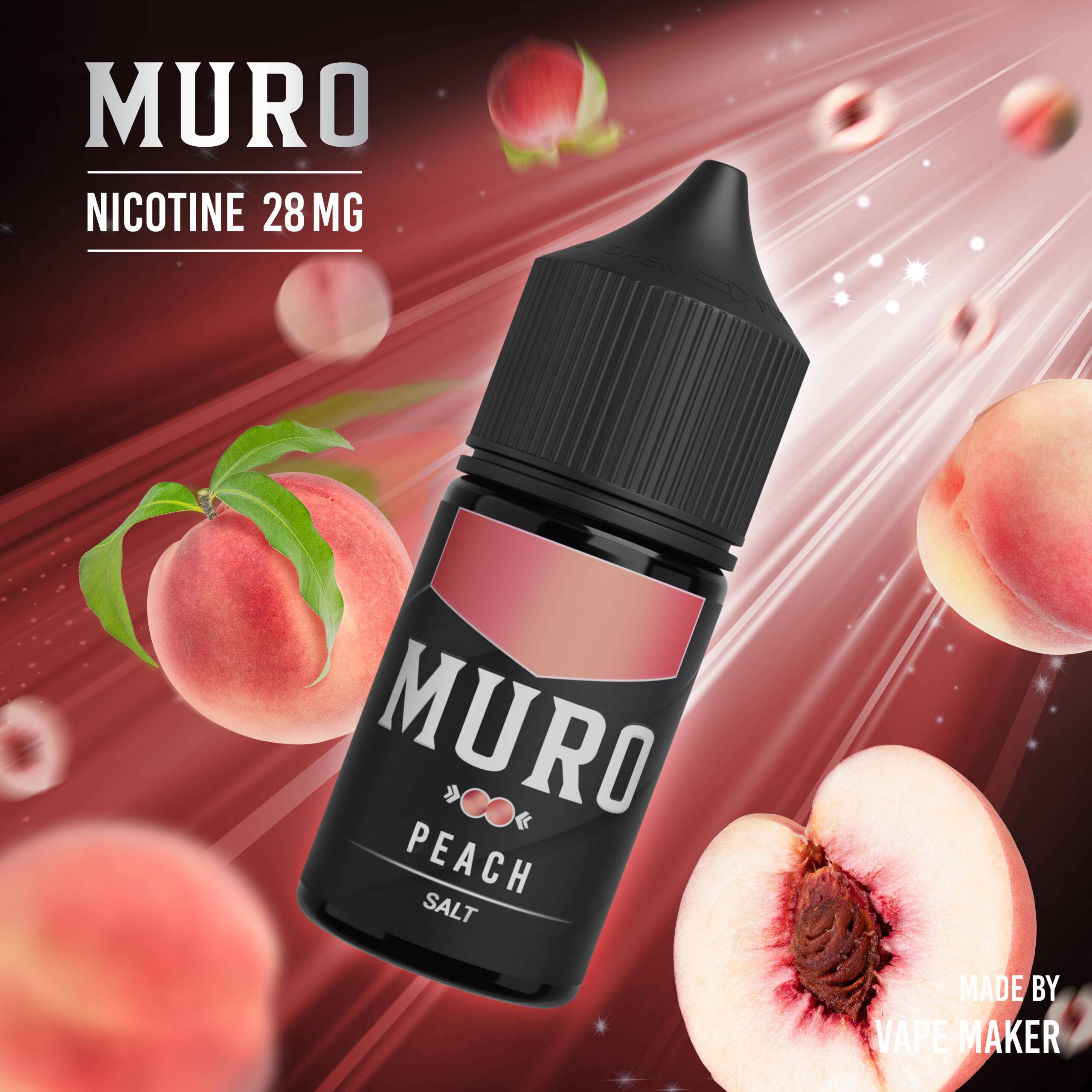 น้ำยาบุหรี่ไฟฟ้าซอลนิค MURO Salt Nic 30ml