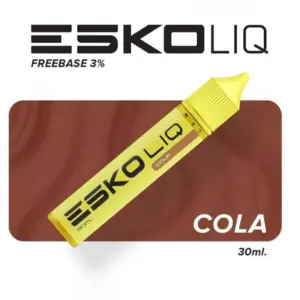 น้ำยาขวด ESKO LIQ Freebase 30ml กลิ่น Cola (โคล่า) ของแท้ 7Pods