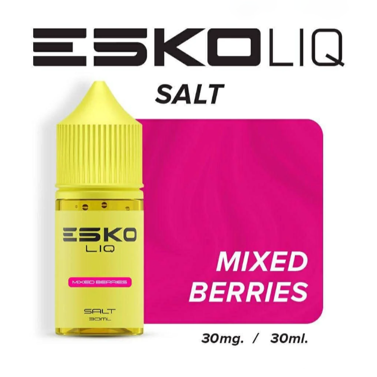 น้ำยาขวด ESKO LIQ Saltnic 30ml กลิ่น Mixed Berries (มิกซ์เบอร์รี่) ของแท้ 7Pods