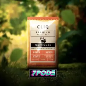 หัวพอต CLIQ Pod 2.5ml Nic 5% กลิ่น Fruit Punch ฟรุตพันช์ น้ำผลไม้รวม
