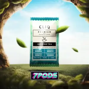 หัวพอต CLIQ Pod 2.5ml Nic 5% กลิ่น Jasmine Tea ชามะลิ