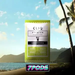 หัวพอต CLIQ Pod 2.5ml Nic 5% กลิ่น Lemon Soda เลมอนโซดา มะนาวโซดา