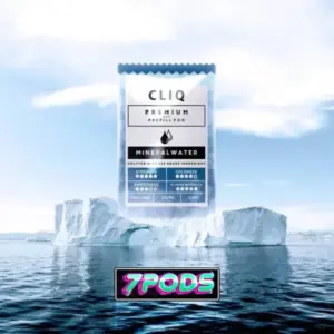 หัวพอต CLIQ Pod 2.5ml Nic 5% กลิ่น Mineral Water น้ำแร่