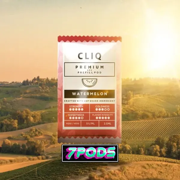 หัวพอต CLIQ Pod 2.5ml Nic 5% กลิ่น Watermelon แตงโม
