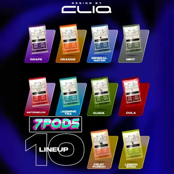 หัวพอต CLIQ Pod 2.5ml Nic 5% หัวควิกของแท้ ราคาถูก
