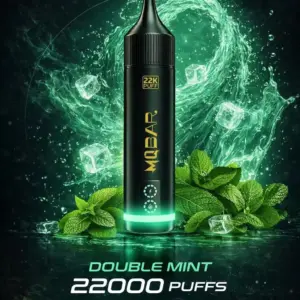 พอตใช้แล้วทิ้ง MQ Bar 22K กลิ่น Double Mint ดับเบิ้ลมิ้นท์