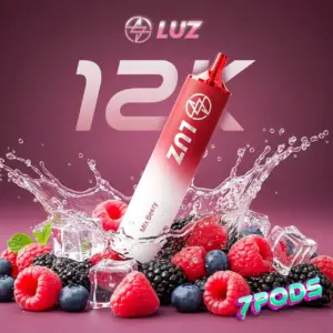 พอตใช้แล้วทิ้ง LUZ Zen 12K กลิ่น Mix Berry มิกซ์เบอรี่